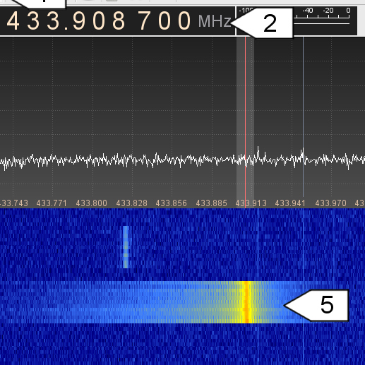 Receiving and decoding 433 MHz radio signals from wireless devices